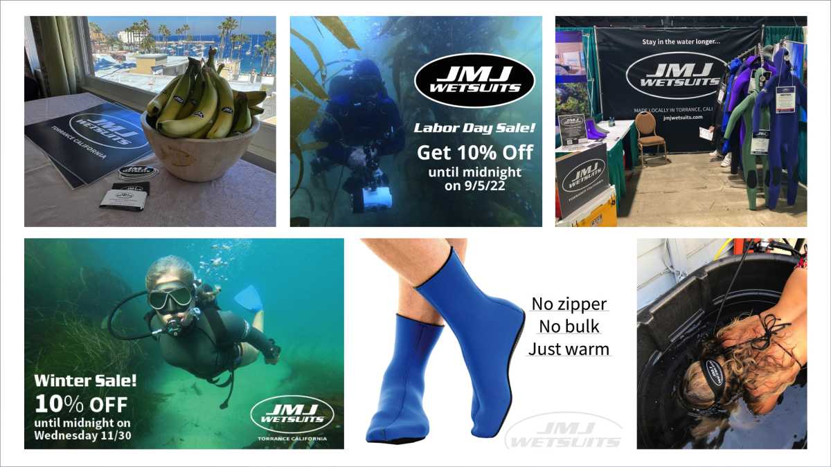 Samples of social media posts for JMJ Wetsuits