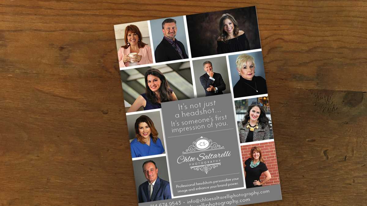 Flyer for Chloe Saltarelli Photography